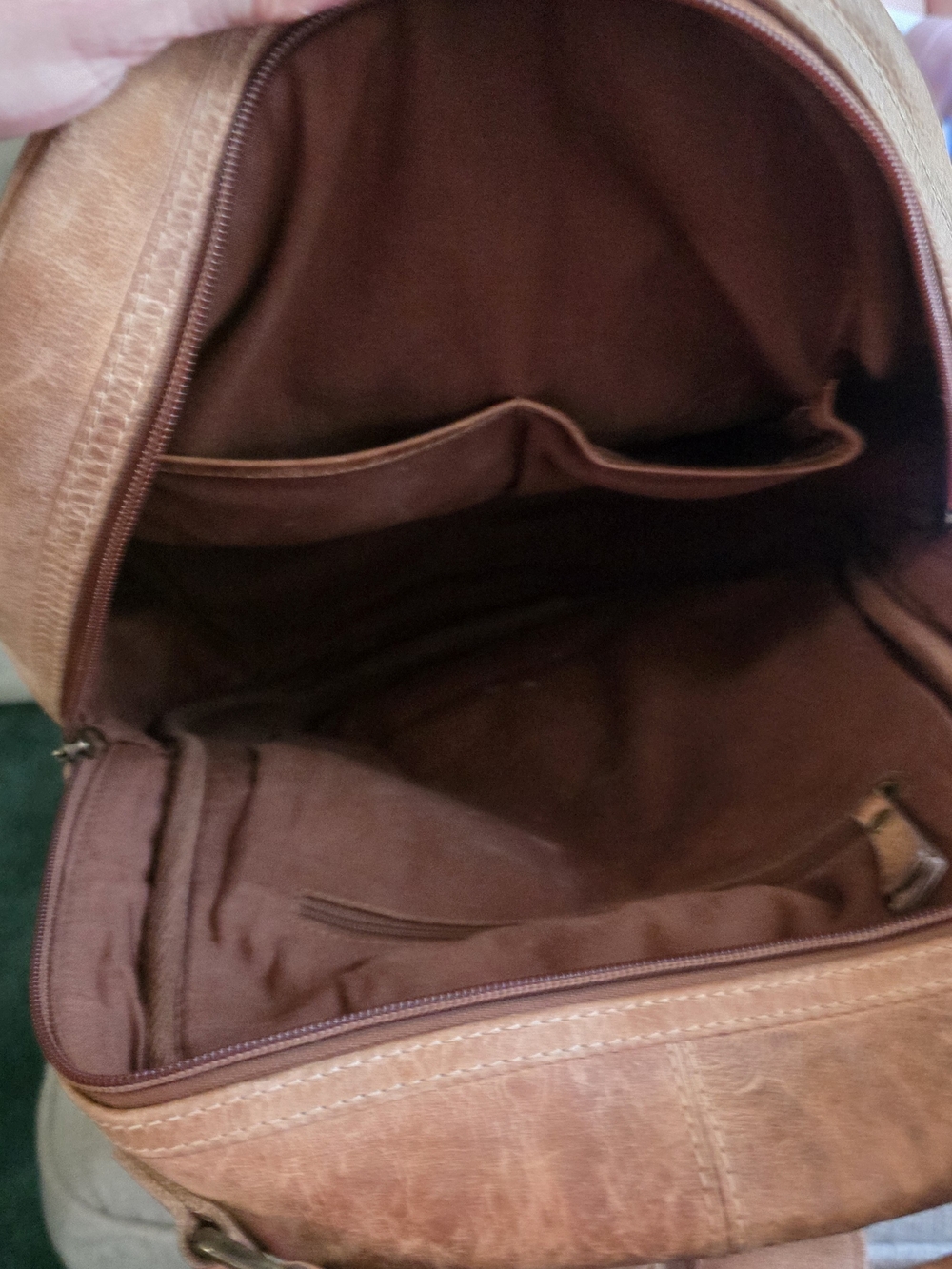 Myra Bag Pink Southwestern Patterned Leather-Trim Backpack - Picture 6 of 7